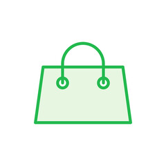 Shopping bag icon set. shopping icon vector