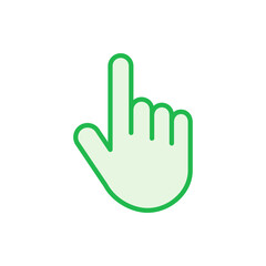 Obraz premium Hand cursor icon set. cursor icon vector. hand cursor icon click