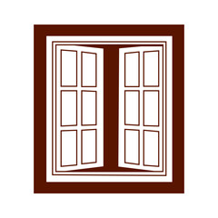 Wooden window icon
