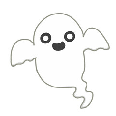 嬉しそうなオバケ