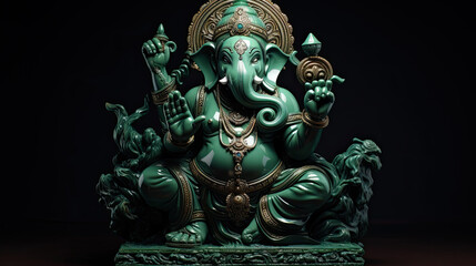 Illustration about Ganesha.