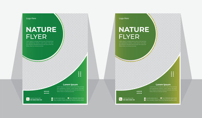 Corporate Modern Flyer Design Template Creative and Clean Vector.