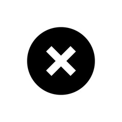 Cancel Icon. Reject, Refuse Symbol - Vector.