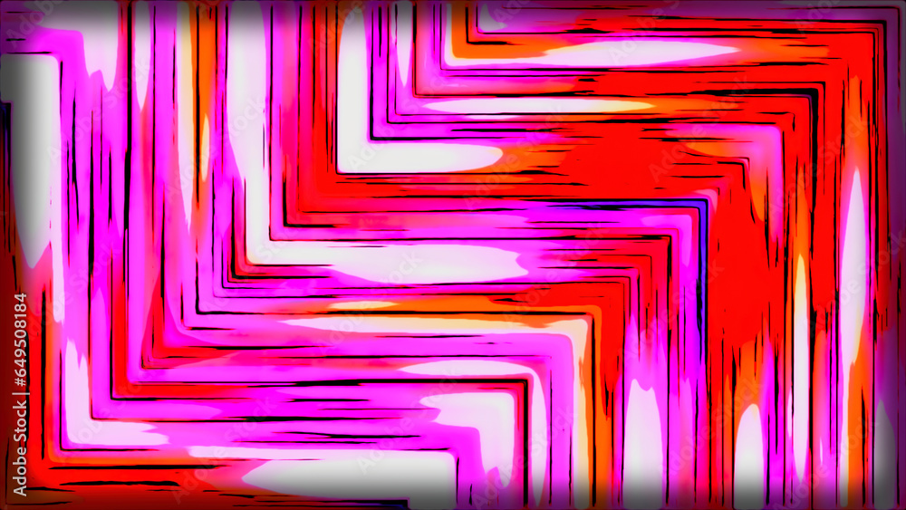 Poster colorful lines in corner pattern. motion. zigzag pattern with colorful stripes. graphic texture of z