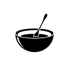 Soup Icon. Cuisine, Gravy Cooking Symbol - Vector.
