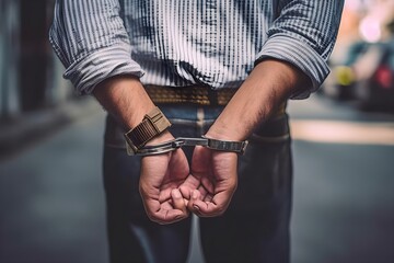 逮捕されている人