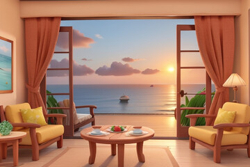 Obraz premium sun rise 