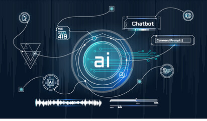 Fototapeta premium Vector infographic about various information links.