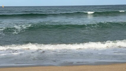 It's therapeutic, Calm sea, sentimental mind, deviation from the city center, healing, my own time, contemplation, meditation, a good day for a walk, waves on the beach