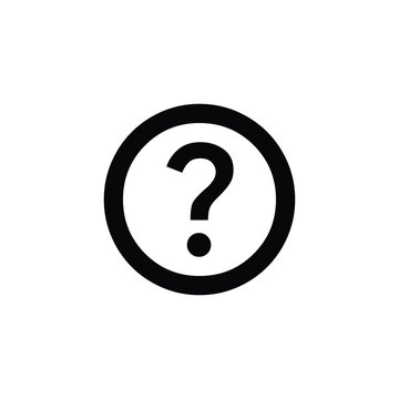 question mark icon, symbol, help icon, white background, vector illustrasi, element for design
