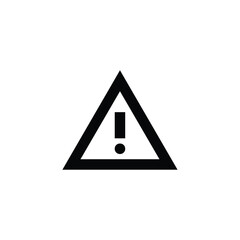 warning icon element for design, vector illustration, warning, road