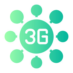 infrastructure gradient icon