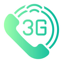 phone call gradient icon