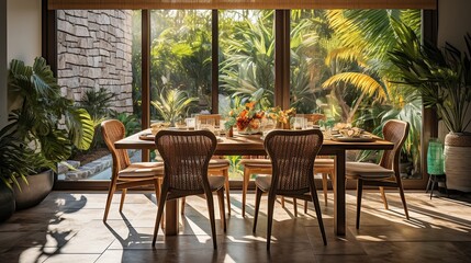 modern tropical dining room design interior design inspiration
