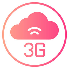 cloud gradient icon
