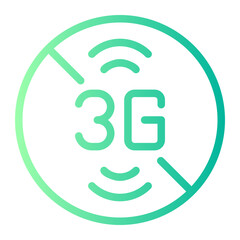 no signal gradient icon