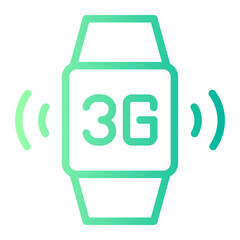 smartwatch gradient icon