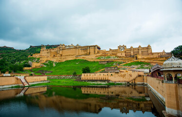 Fototapeta premium Amer or Amber fort, UNESCO World Heritage site, Rajasthan, India