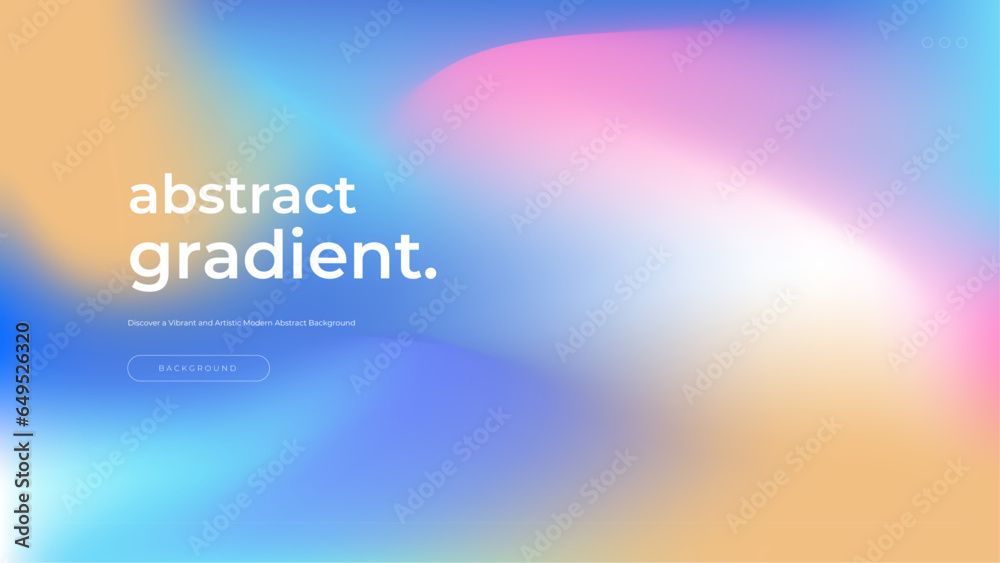 Wall mural vector gradient abstract background colorful colourful