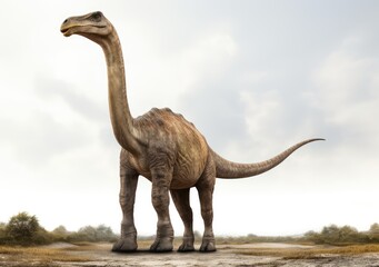 Fototapeta premium brontosaurus dinosaur 3d render