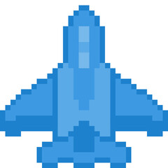 Plane Pixel Art Icon