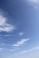 空の風景/淡い雲と爽やかな青空