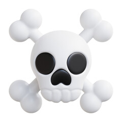 skull 3d emoticon