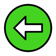 Arrow direction icon symbol vector image. Illustration of direction graphic design image