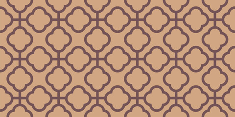 Fototapeta premium Abstract seamless background. Floral retro pattern