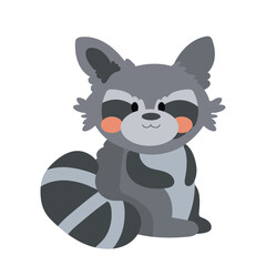 autumn season animal raccoon