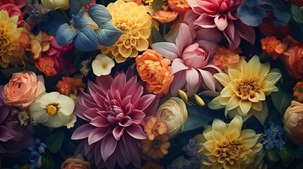 a picture of exotic flowers as nature's globetrotters, with an image that captures their enduring beauty and the inspiration they provide to artists, travelers, and designers - obrazy, fototapety, plakaty