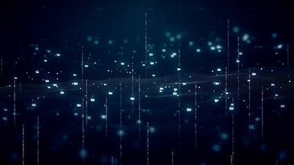 abstract blue background with stars