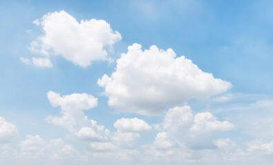 Naklejka na ściany i meble Blue sky with cloud background