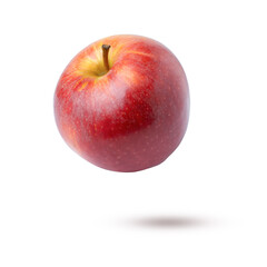 red apples isolated on white