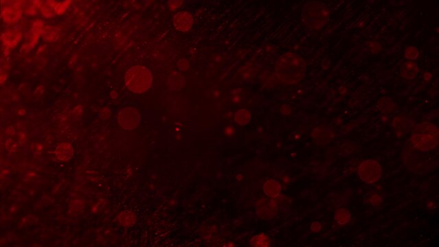 beautiful Red color Moving particles futuristic background, simple and elegant background