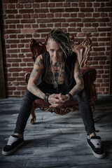 cool rock musician