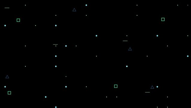 Super cool posterize frames multi shapes geometrical slideshow background