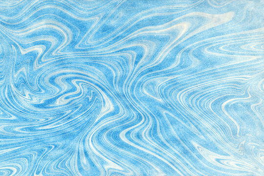 Details marble white wave line deep ocean outdoor floor texture