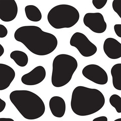 Cow pattern, imitating fur pattern, seamless image, creative printing, fabric screening Illustrations or background images of all kinds.
vector work type