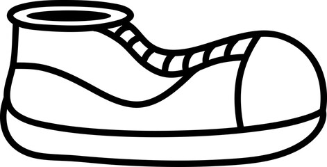 Comic shoes fashion illustration