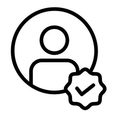 Trusted or verified Account icon