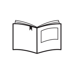 Book icon. sign design. reading book. textbook vector illustration