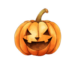 handdrawn pumpkin halloween