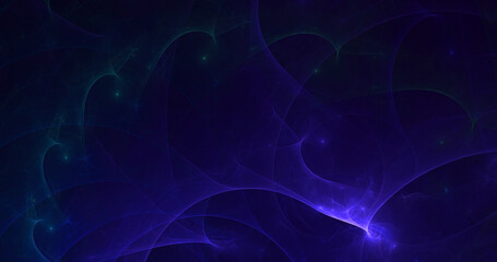 3D manual rendering abstract fractal light background