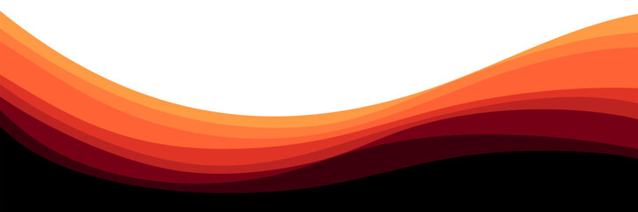 modern orange gradient wave pattern illustration vector design for wallpaper, backdrop, background, web banner, and design template