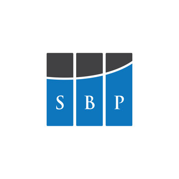 SBP letter logo design on white background. SBP creative initials letter logo concept. SBP letter design.
