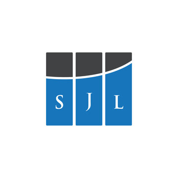 SJL letter logo design on white background. SJL creative initials letter logo concept. SJL letter design.