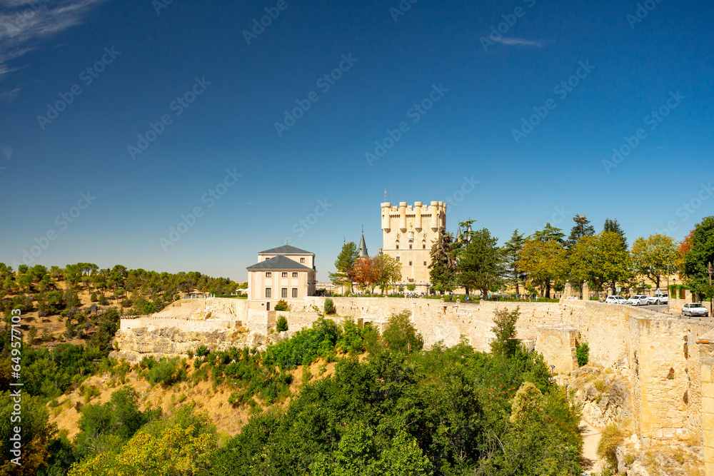 Wall mural Alcazar de Segovia (Segovia castle), Spain	