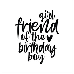 girl friend of the birthday boy