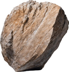 Stone and marble isolated on transparent background. PNG illustrations. Cutout natural stones various shapes. Generative AI